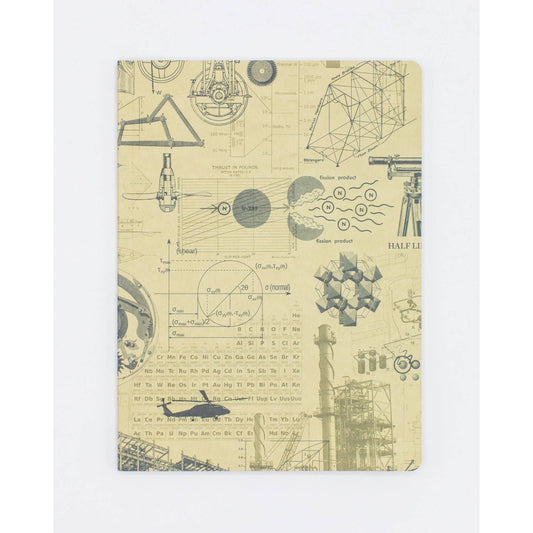 Engineering Plate 2 Softcover Notebook | Dot Grid