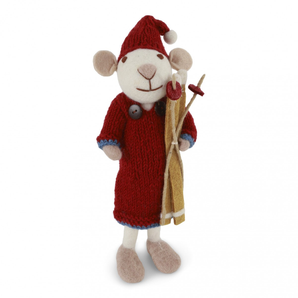Big Mouse Felt Figurines