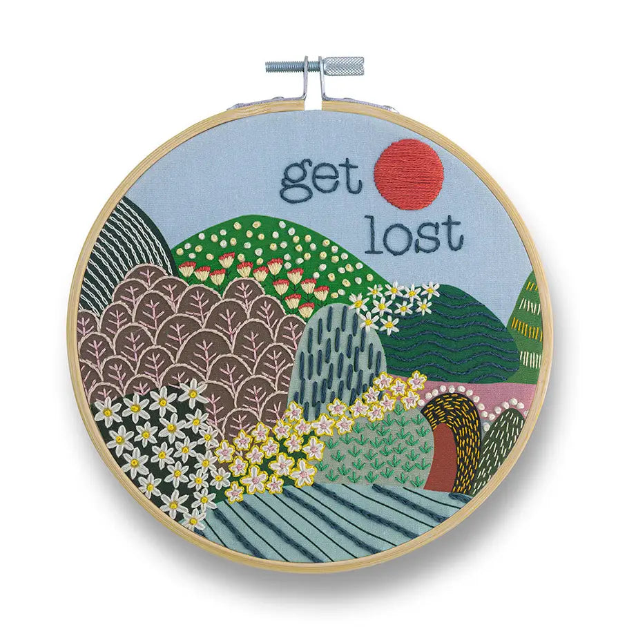 Get Lost Embroidery Kit