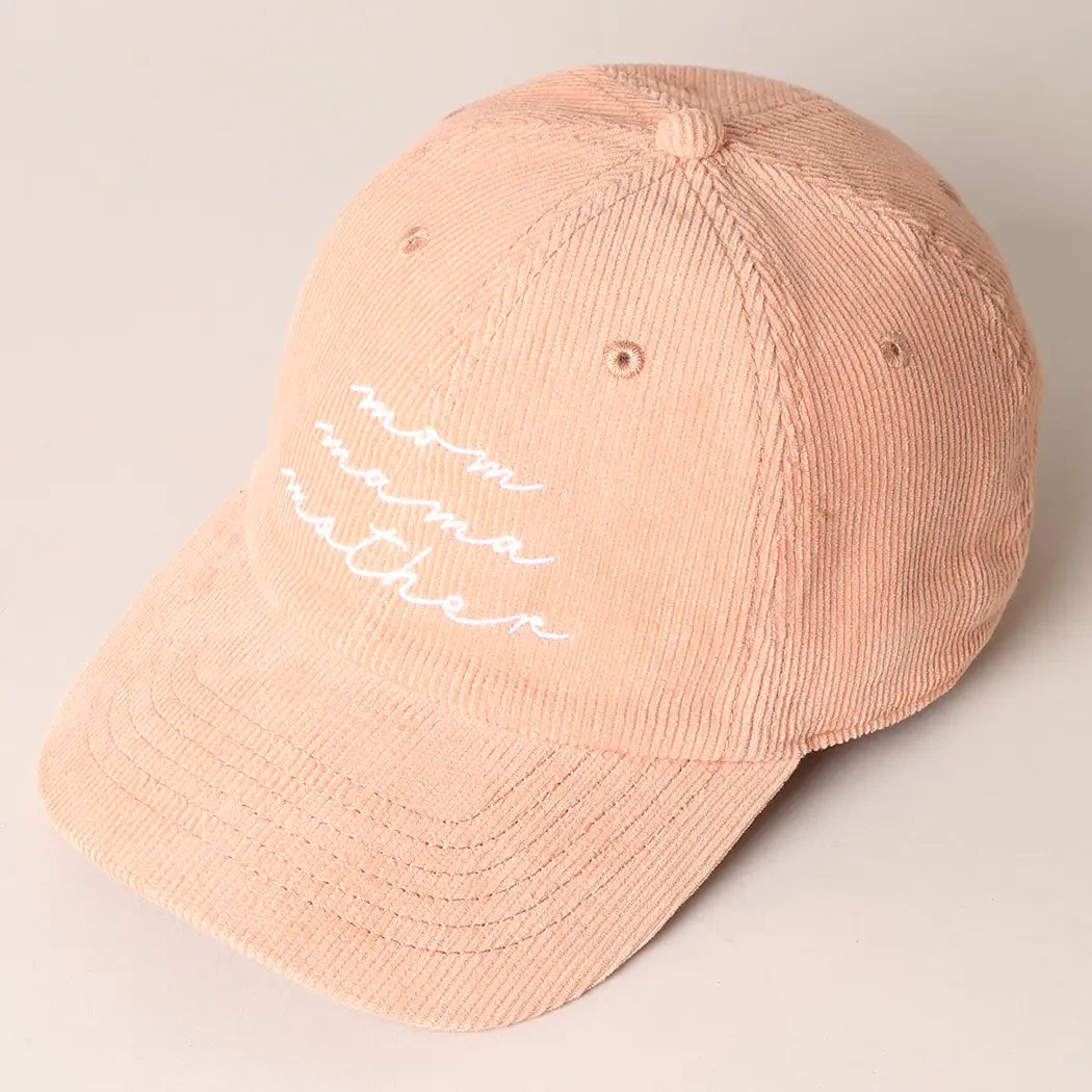 Mom Mama Mother Embroidered Baseball Cap