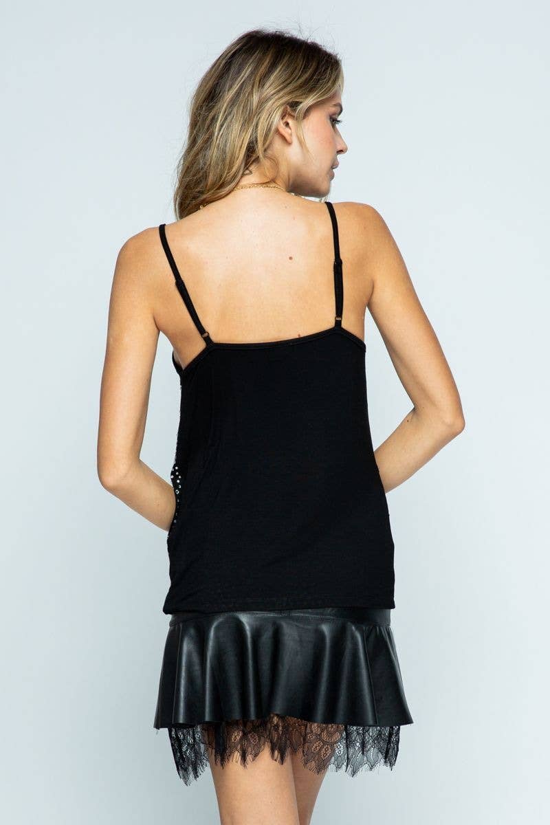 Camisole Top With Stones