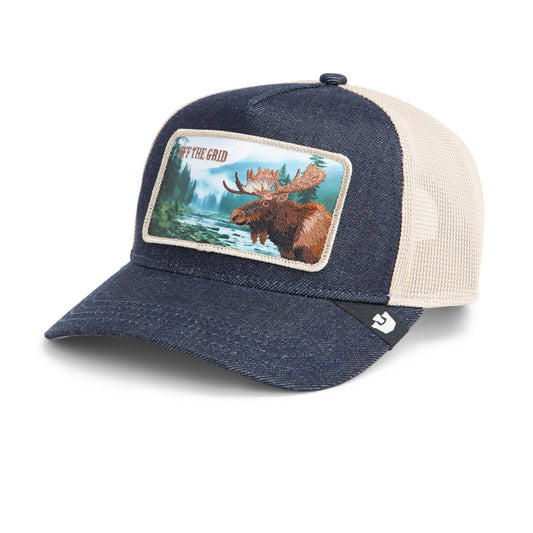 Goorin Bros. Staycation Moose Trucker Hat | Denim