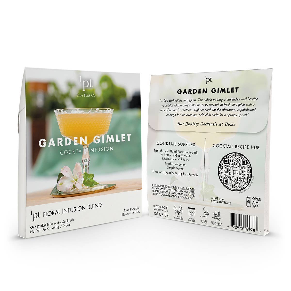 Garden Gimlet Cocktail Infusion Kit