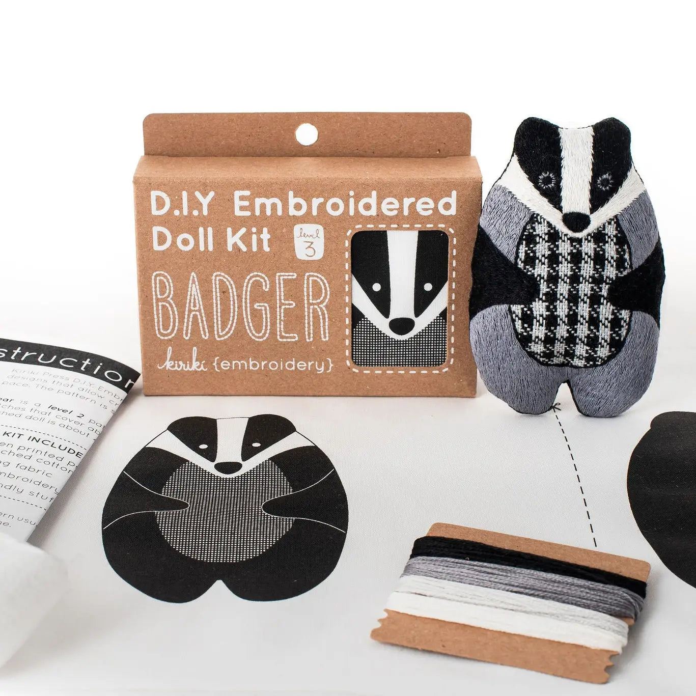Badger - Embroidery Kit