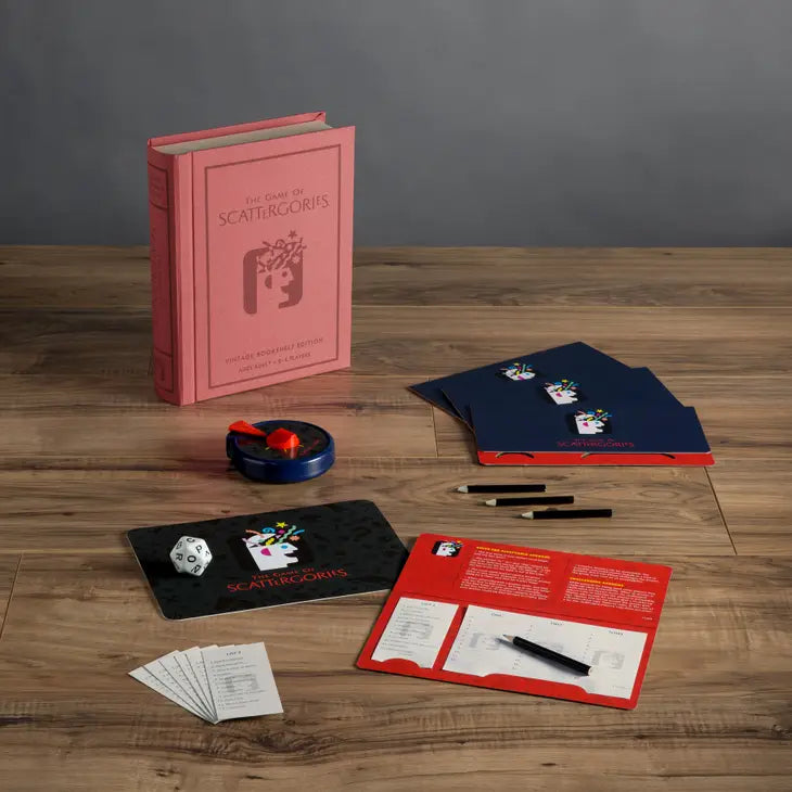 WS Game Company Scattergories Vintage Bookshelf Edition