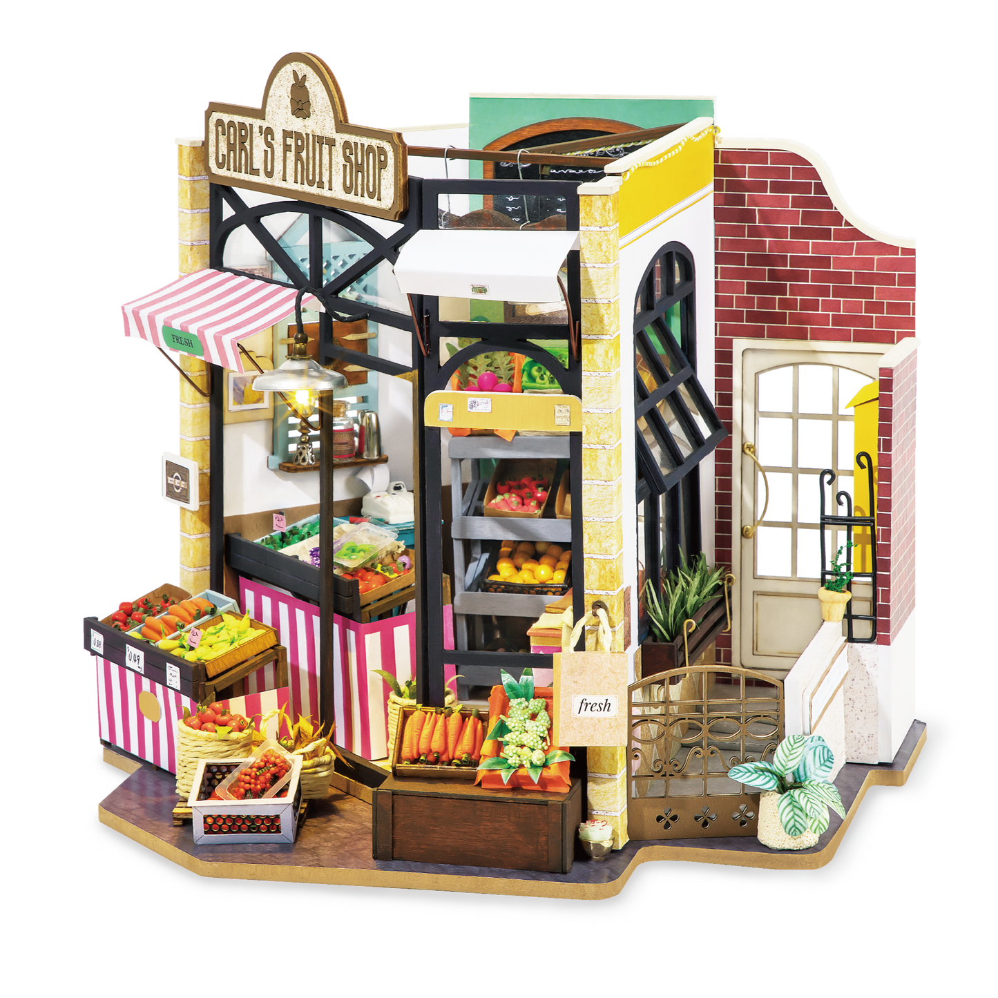 DIY Miniature Model Kit: Carl's Fruit Shop