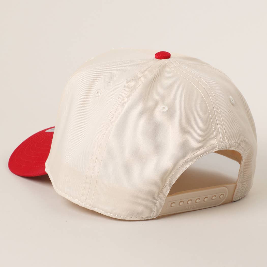 Pumpkin Monster Typography Embroidery Trucker Hat