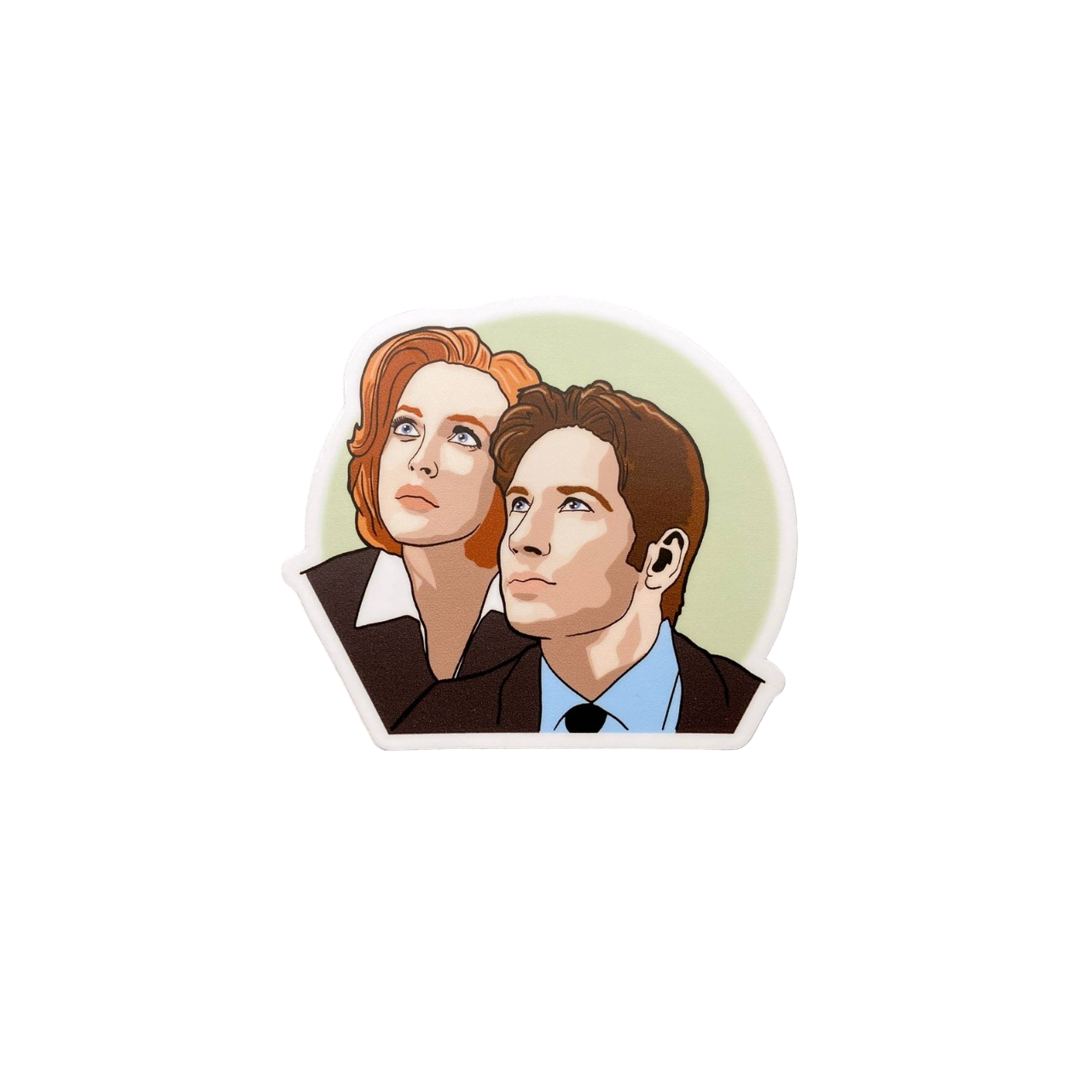 X-Files - Scully and Mulder Vinyl Sticker