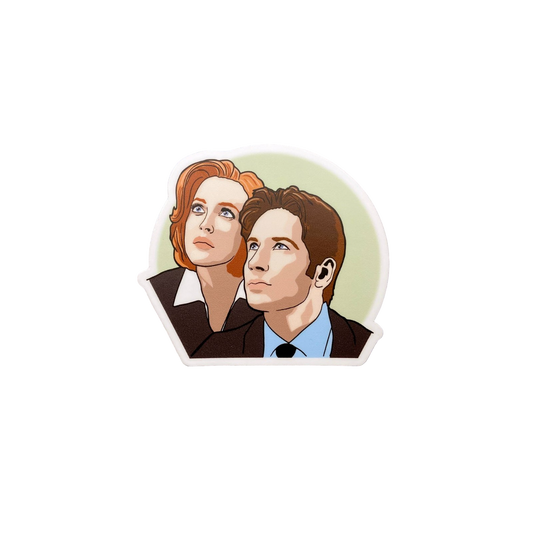 X-Files - Scully and Mulder Vinyl Sticker