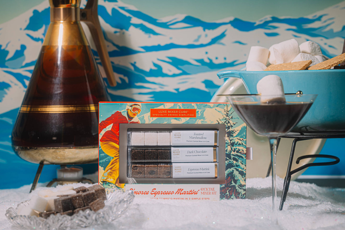 S’Mores Espresso Martini Mixer Kit (Chocolate, Marshmallow)