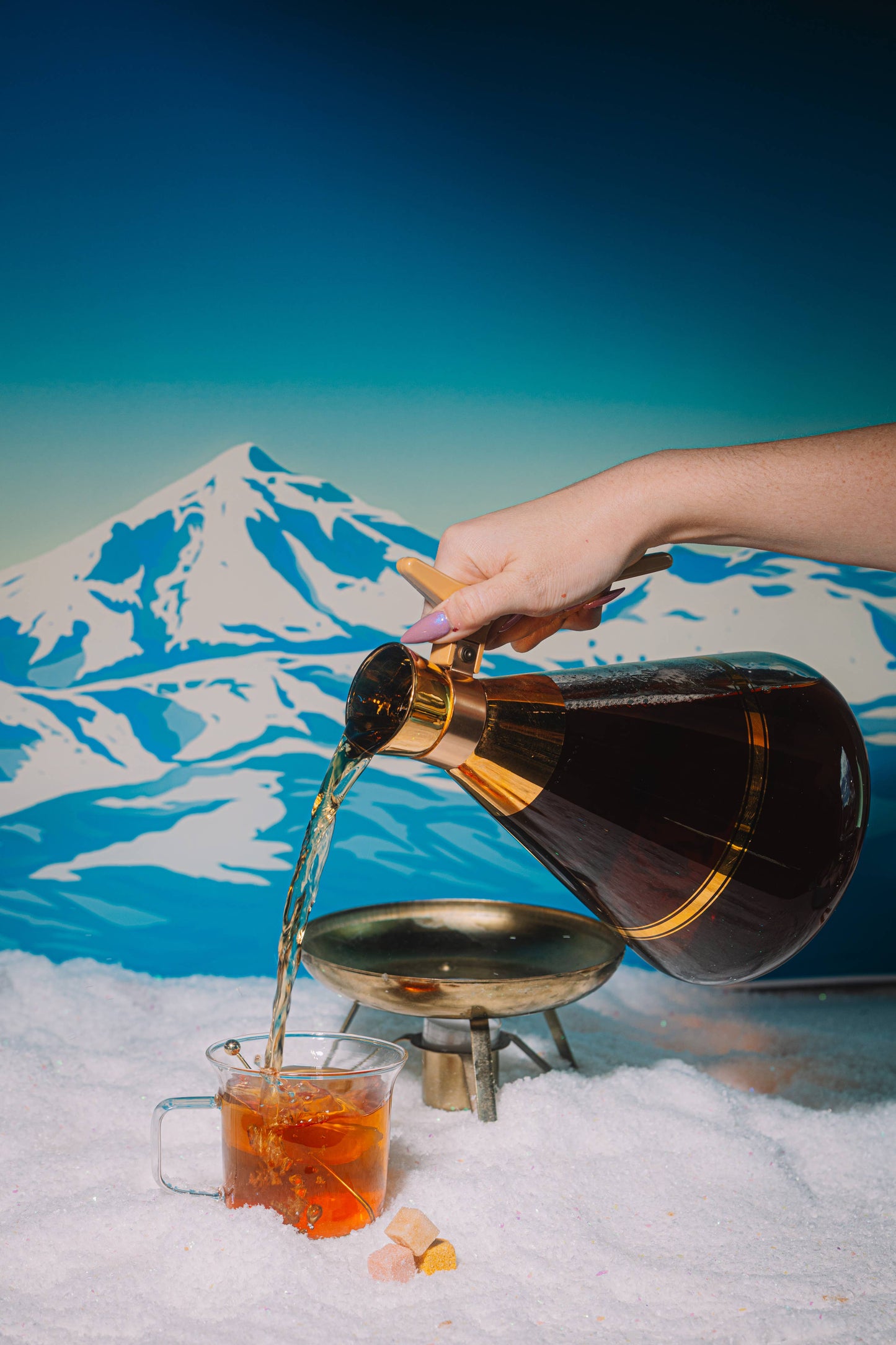 Winter Cocktail Cube Trio for Whiskey/Bourbon Toddy