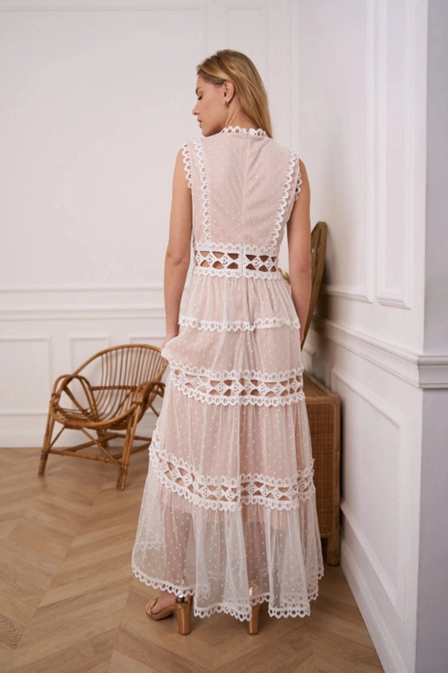 Ellie Long Lace Dress