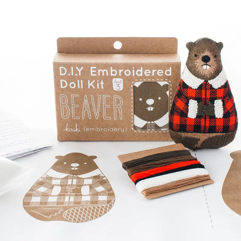 Beaver - Embroidery Kit