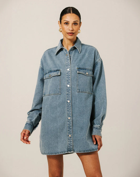 Shania Jacket | Vintage Blue