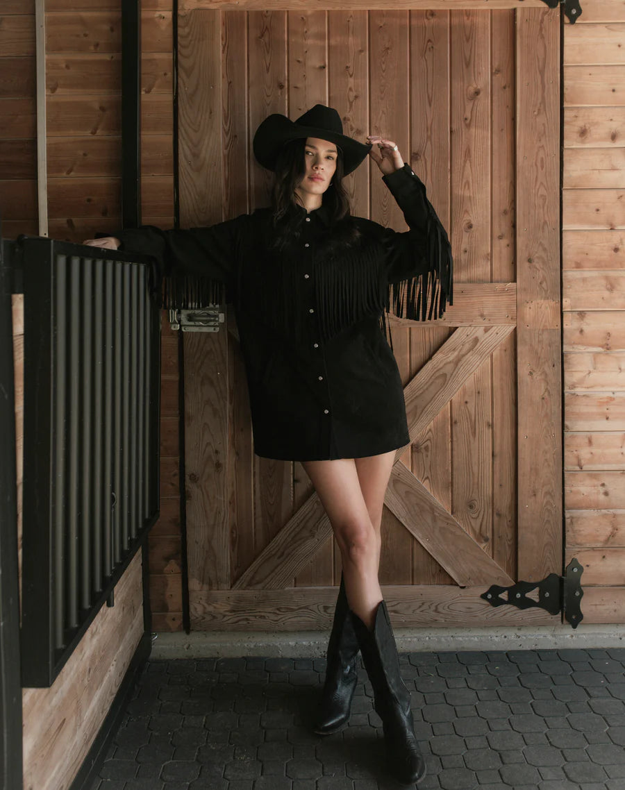 Fringe Jacket | Black