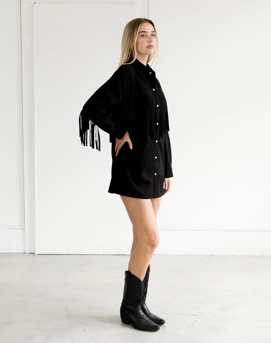 Fringe Jacket | Black