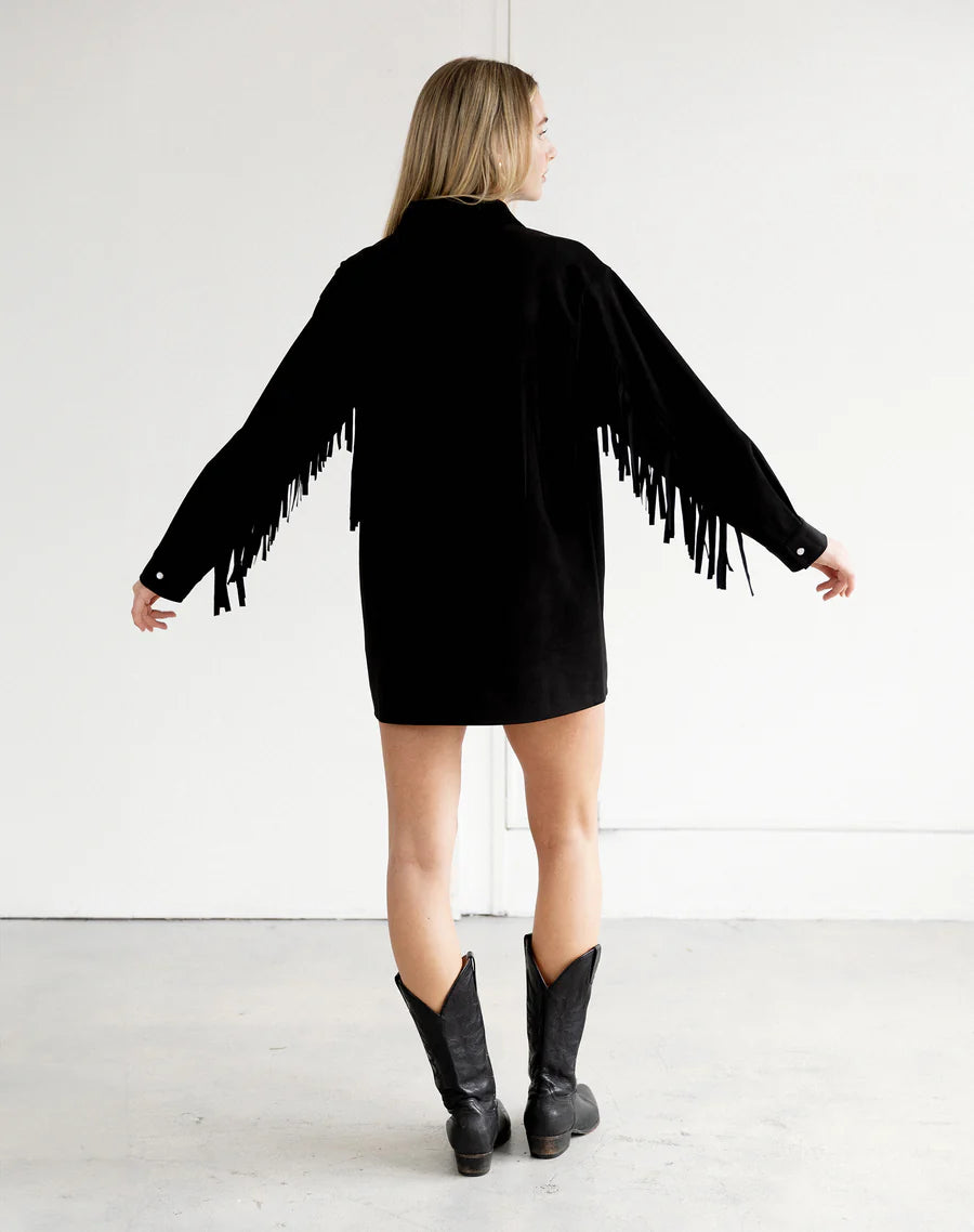 Fringe Jacket | Black