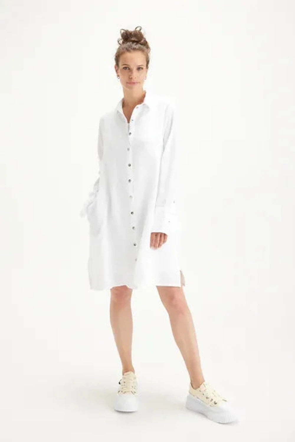 Linen Shirt Dress