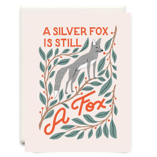 A Silver Fox | Birthday Greeting Card