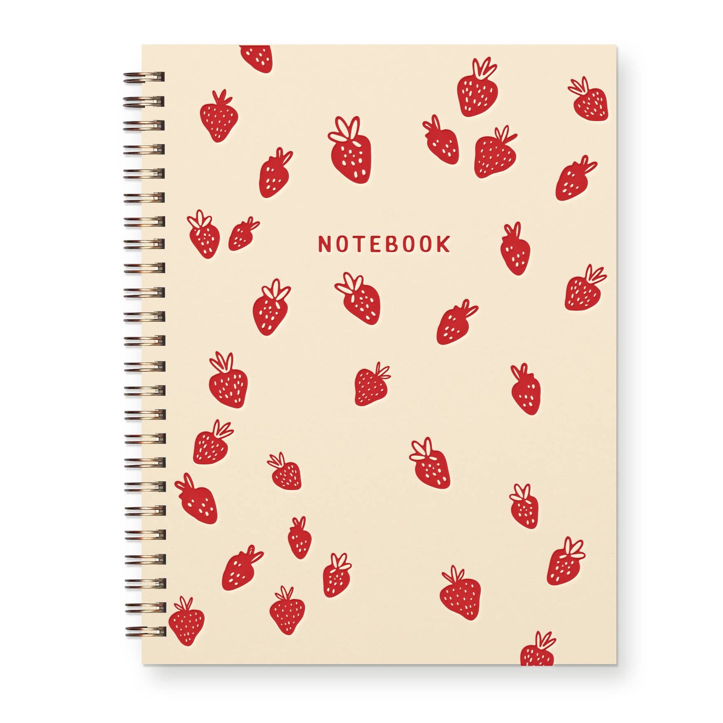 Strawberry Pattern Journal : Lined Notebook