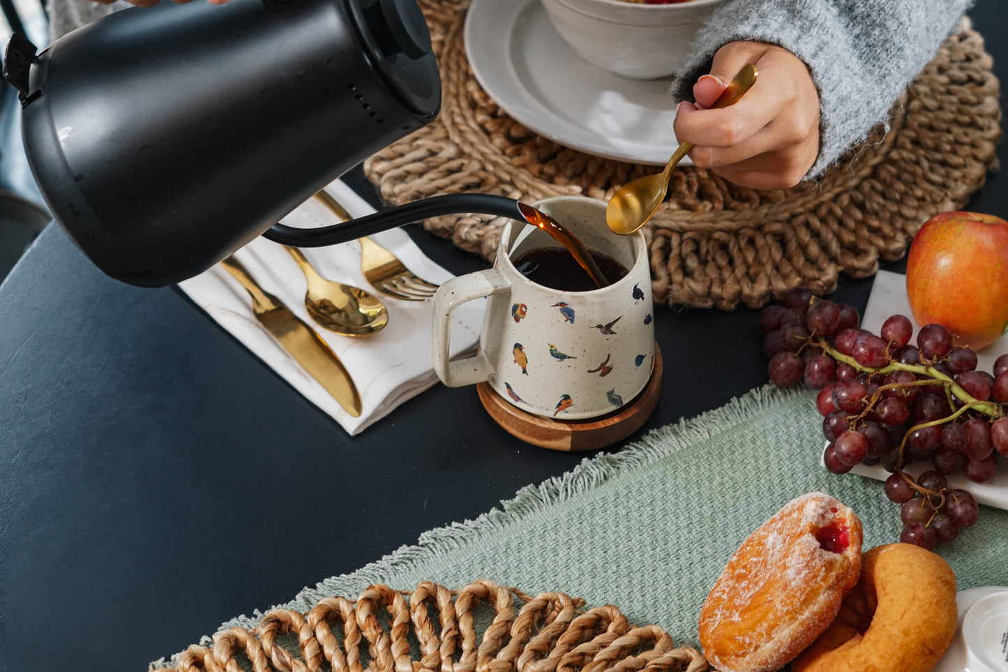 Nature's Symphony Ceramic Birdwatcher's Mug