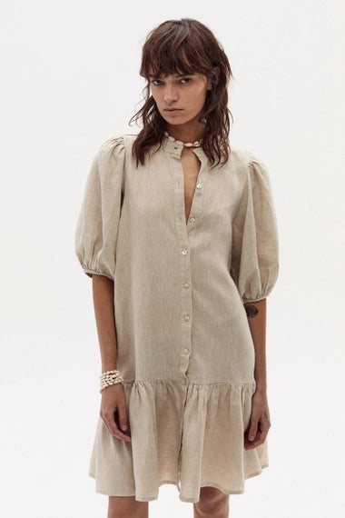 Carmela Linen Dress