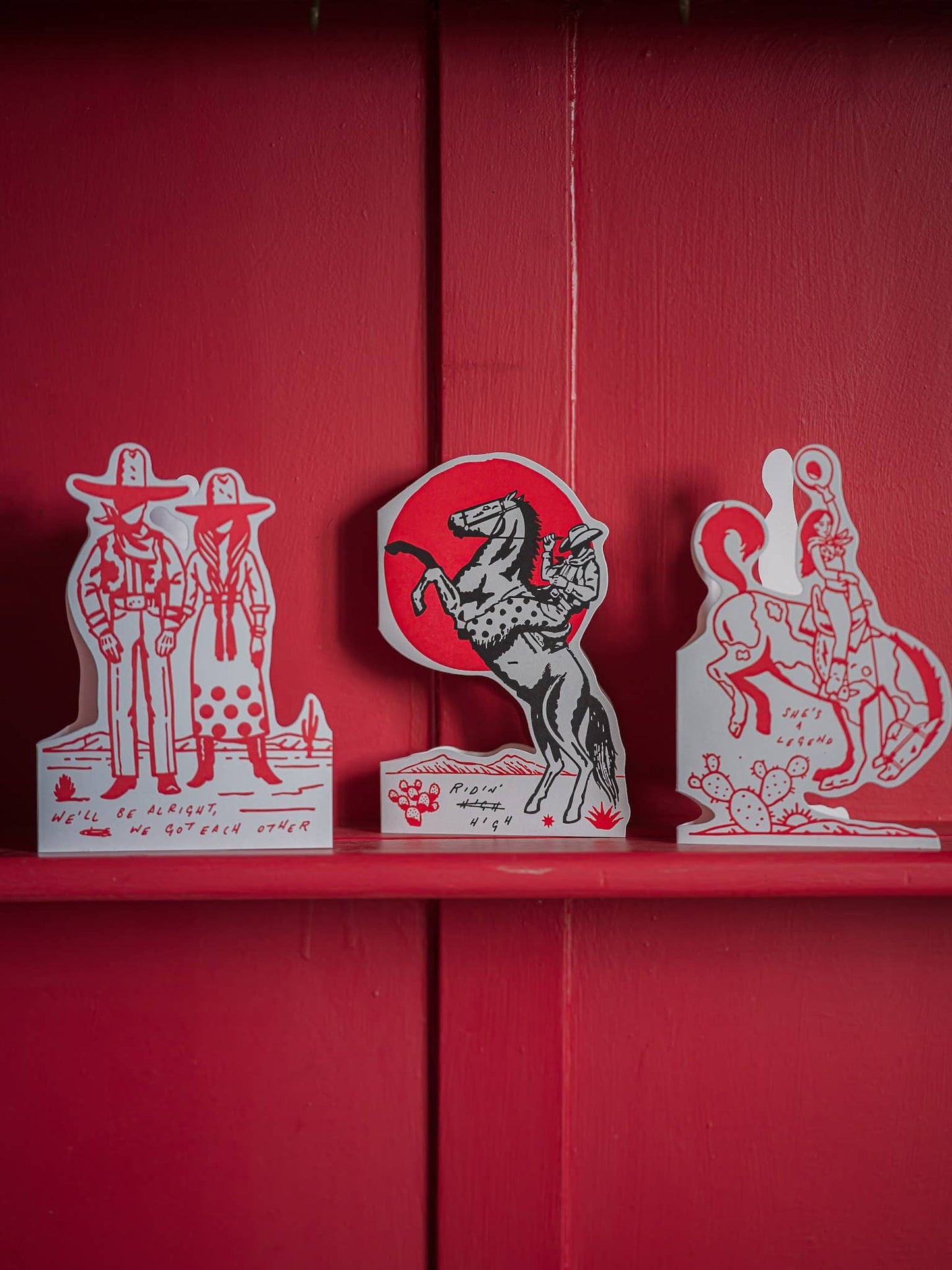 She's A Legend Cowgirl | Cut-Out - Greeting Card