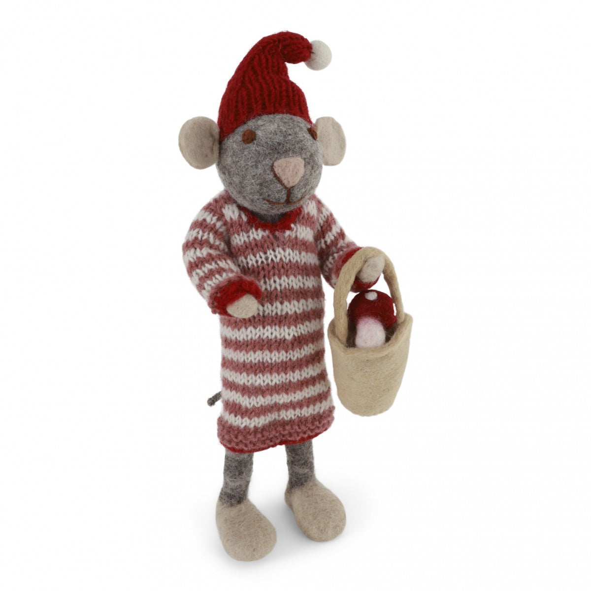 Big Mouse Felt Figurines