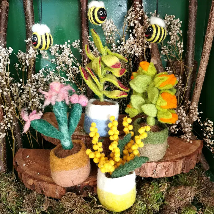Handmade Felt Mini Bumblebee