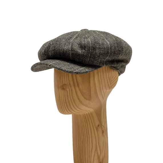 Wool Polyester 8 Panel Newsboy Cap- Style Argo