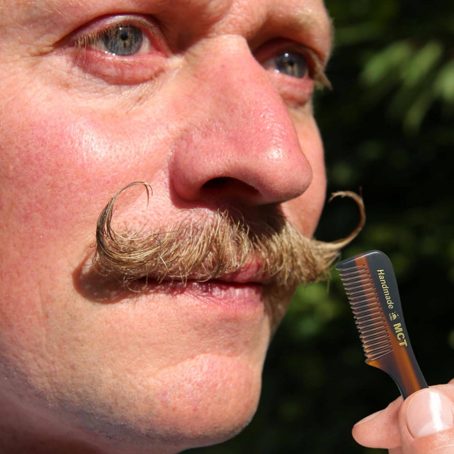 G.B.S MCT Moustache Comb Fine Toothed 3"