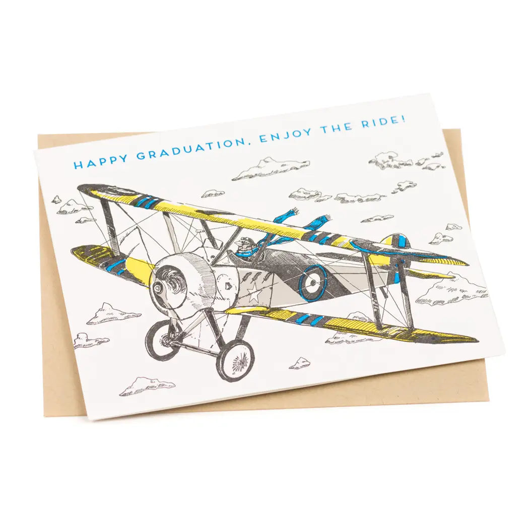 Flying Sparrow Graduation Card