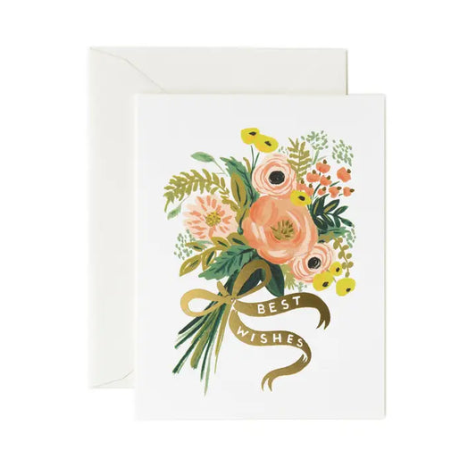 Best Wishes Bouquet | Greeting Card