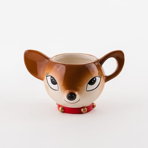 Tinsel Town Deer Cup Ceramic