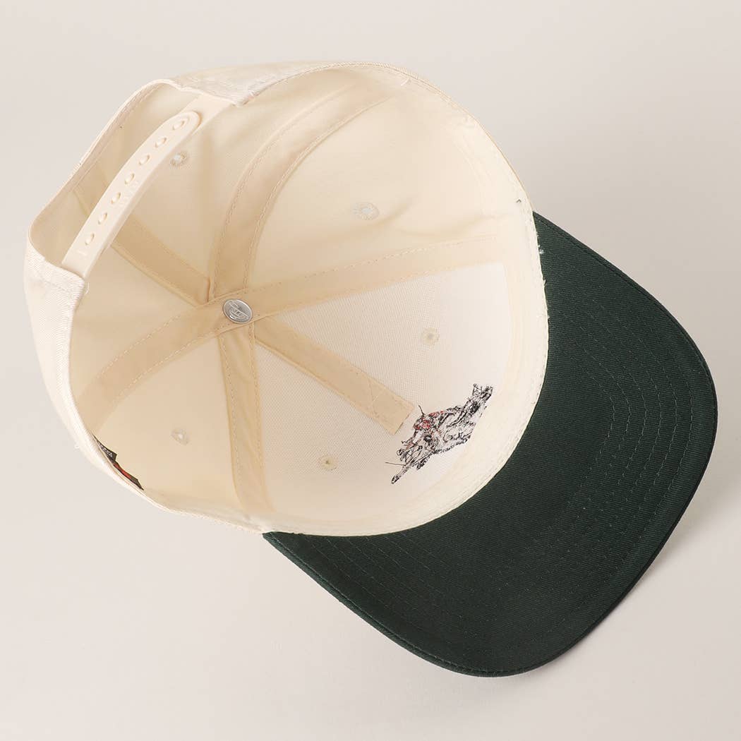 Rodeo Bull Rider Embroidered Trucker Hat