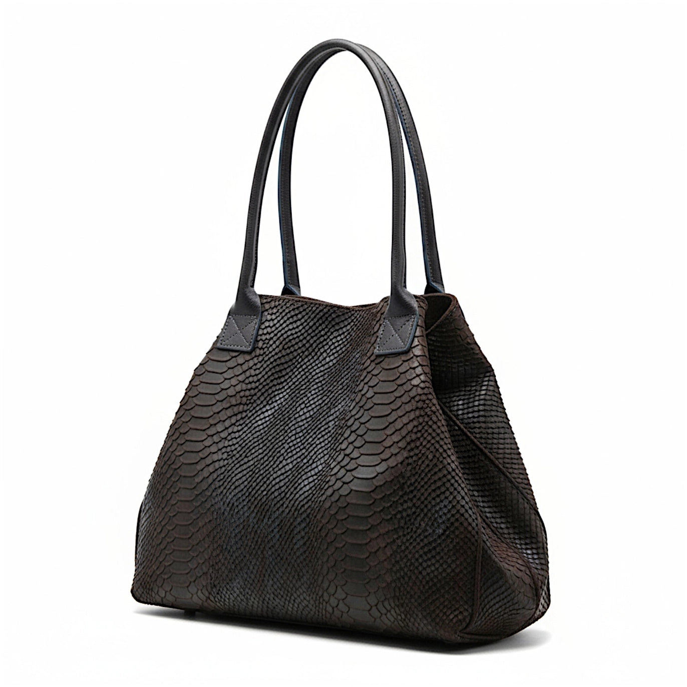 Lola – Italian Python-Embossed Leather Bag