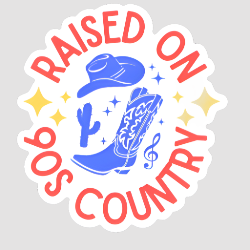 Raised on 90s Country Sticker