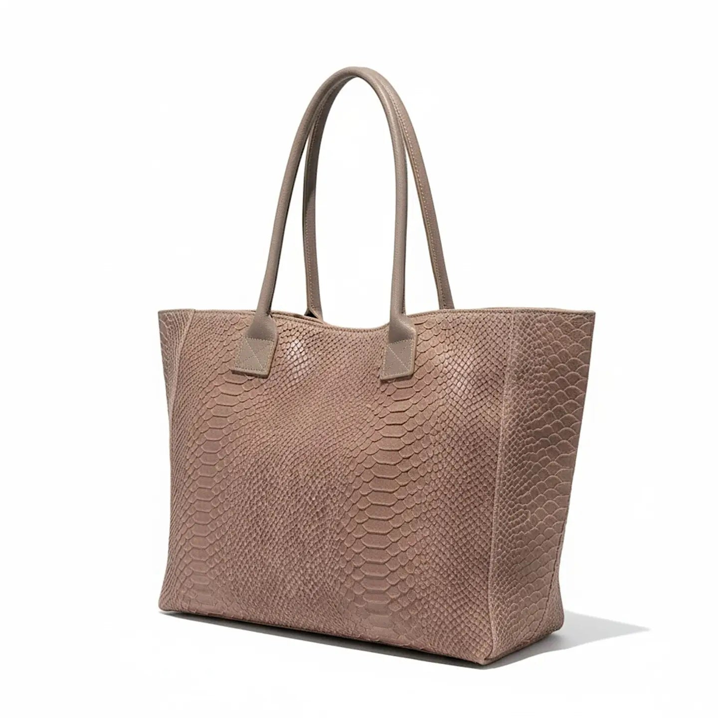 Lola – Italian Python-Embossed Leather Bag