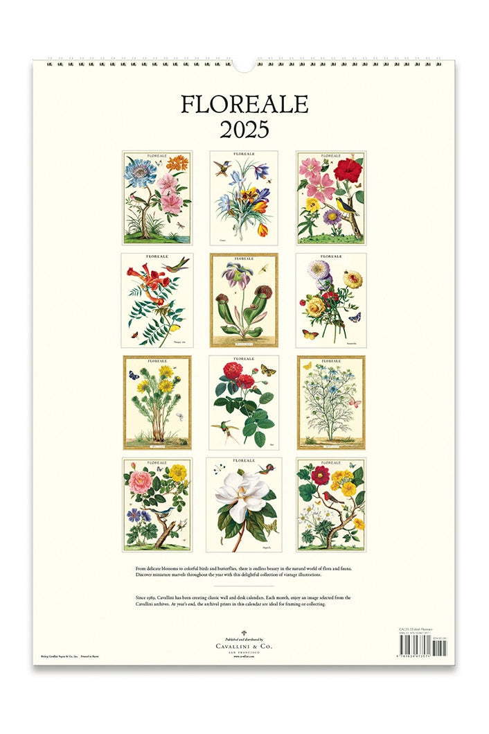 Floreale Wall Calendar