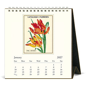 Desk Calendar | Language of Flowers