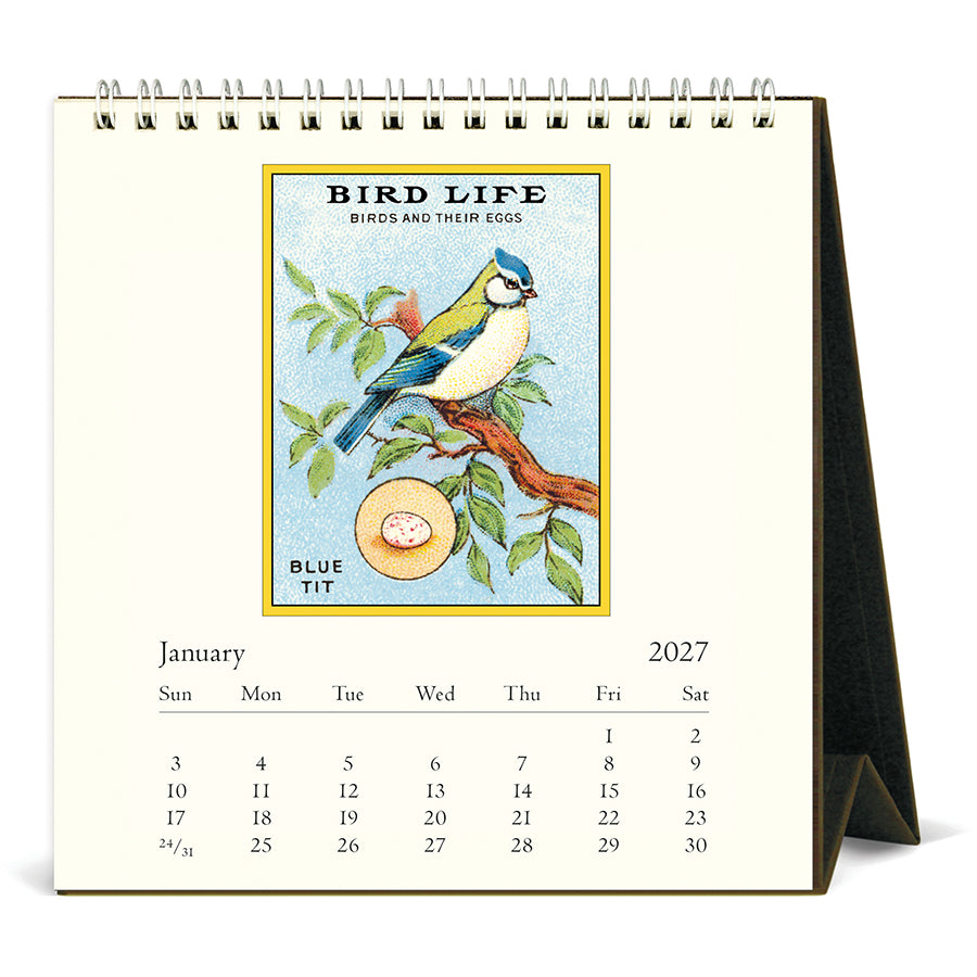 Desk Calendar | Vintage Birds
