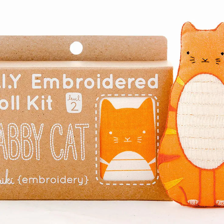 Tabby Cat - Embroidery Kit
