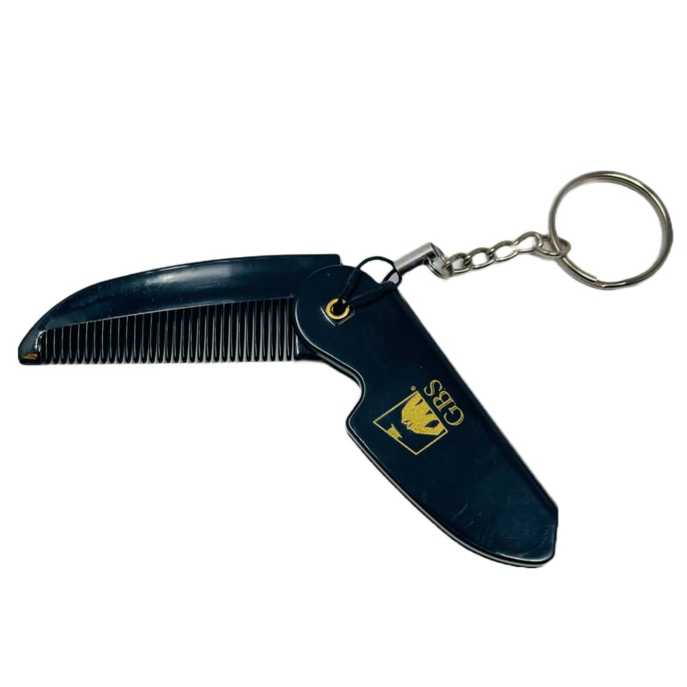 G.B.S Handmade Saw-cut Men's Beard Mustache Folding Comb