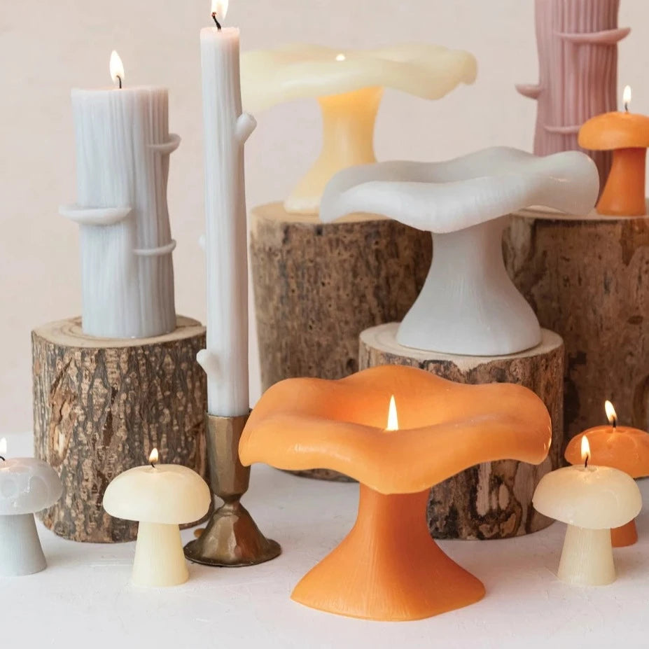 Mushroom Shaped Candles - Small Individual