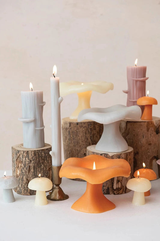 Mushroom Shaped Candles - Large Individual