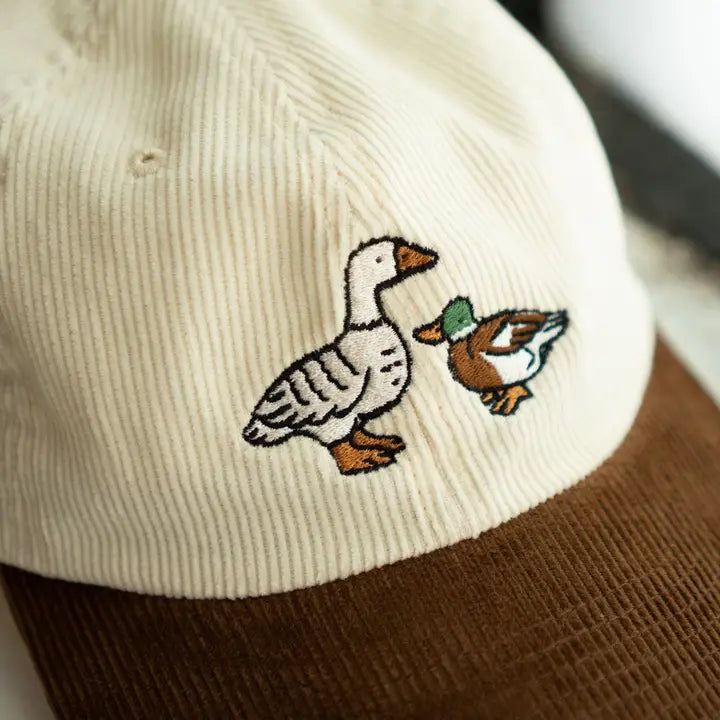 Fowl Two-Tone Corduroy Dad Hat