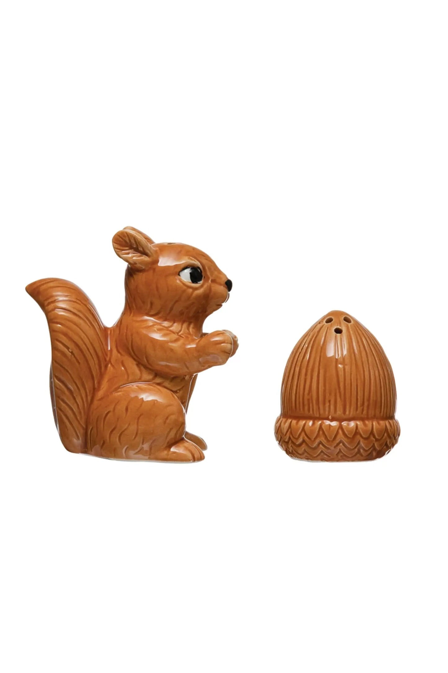 Squirrel and Acorn Salt and Pepper Shakers