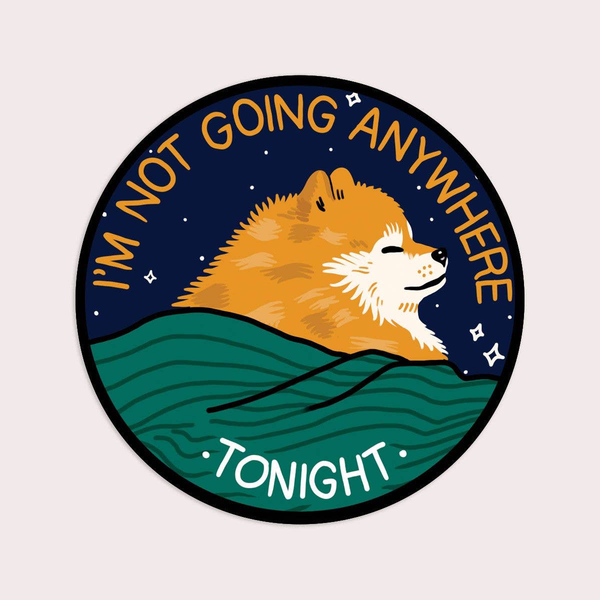 Anywhere Tonight Vinyl Sticker