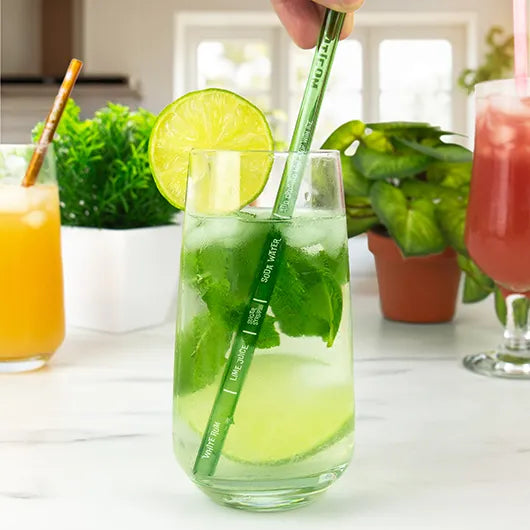 Cocktail Recipe Straws
