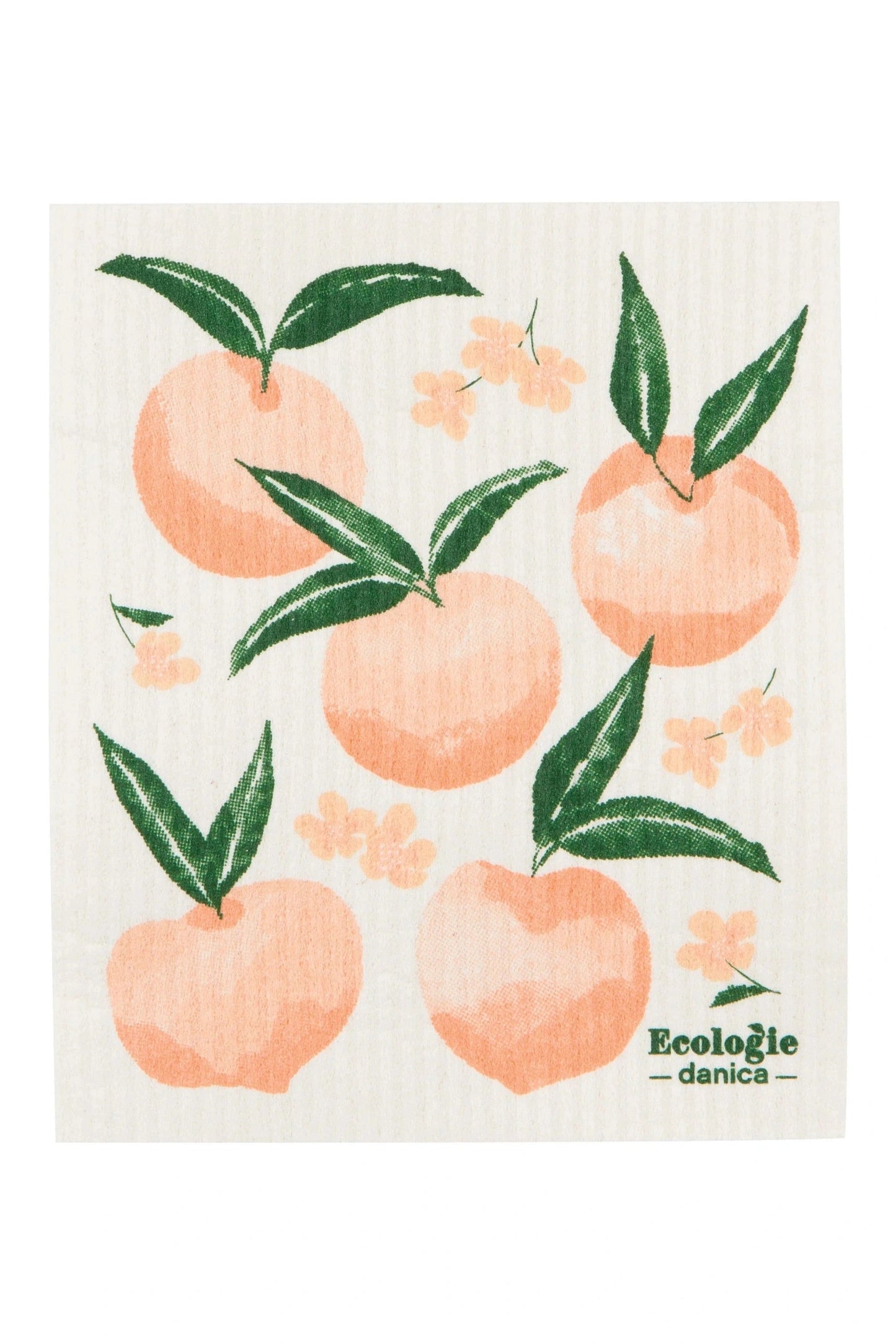 Peaches Swedish Sponge Cloth